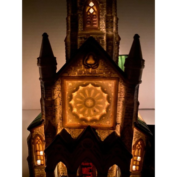 Heartland Valley Village Lighted Church 1997 Limited Ed. Light Cord Incl NO BOX - Picture 9 of 12